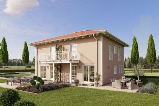 Bien Zenker Celebration 192 V4 Einfamilienhaus mit Walmdach und großem Garten