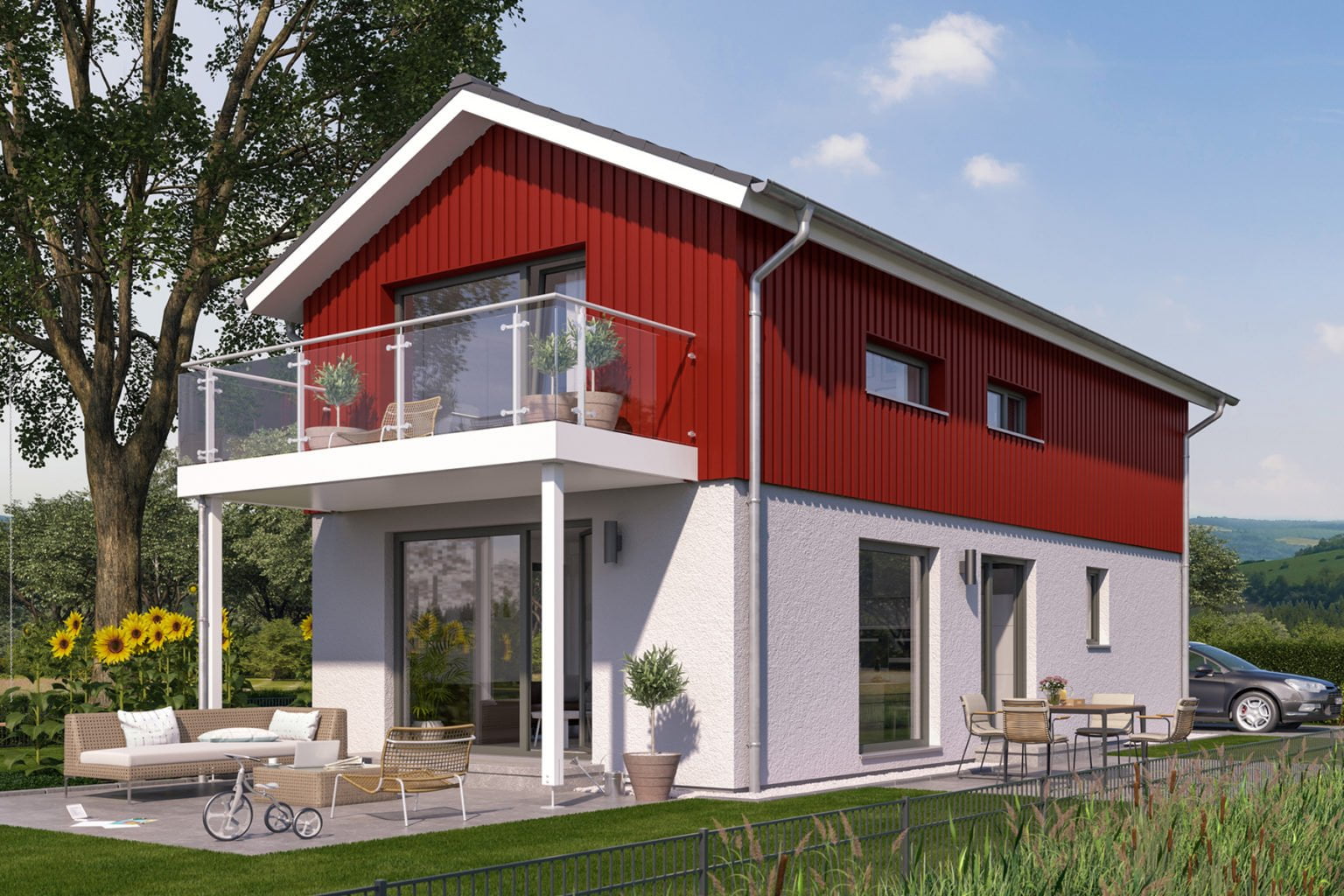 Living Haus | SUNSHINE 107 V1 | Hausbau Helden