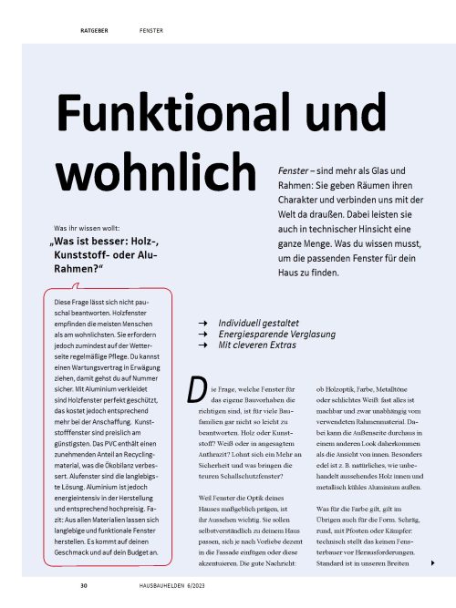 Hausbau Helden Wie findet man das passende Fenster für zuhause?