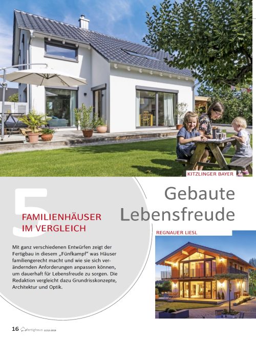 Hausbau Helden 5 Familienhäuser im Vergleich