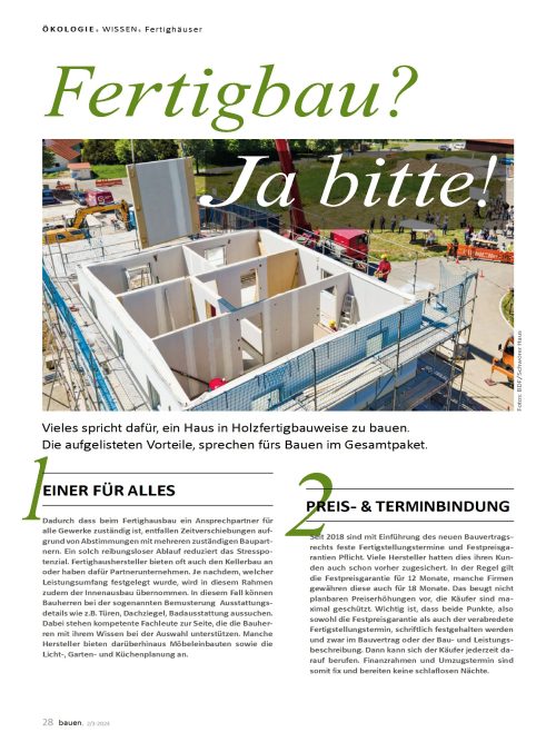 Hausbau Helden 6 gute Gründe für den Fertigbau