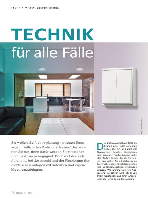 Hausbau Helden Anzahl und Platzierung der Elektrogeräte