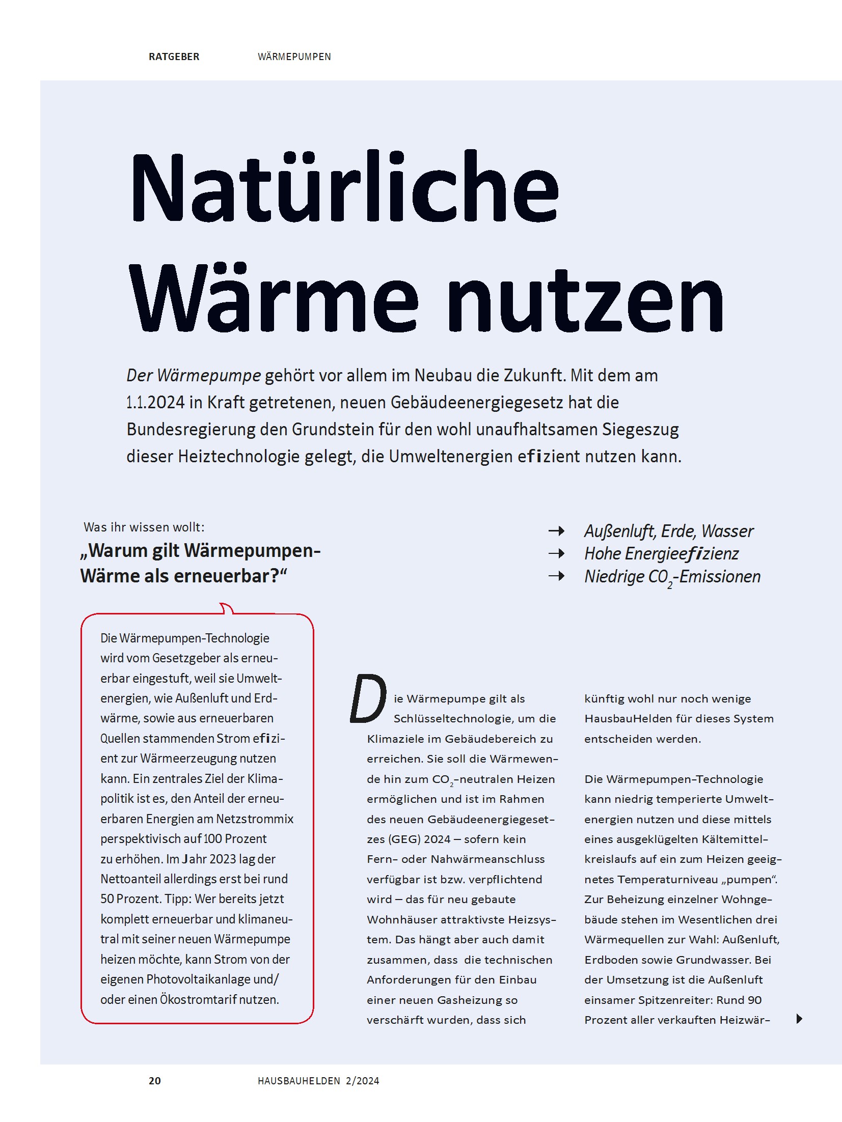 Hausbau Helden Außenluft, Erdboden & Grundwasser: Die 3 Wärmequellen im Detail