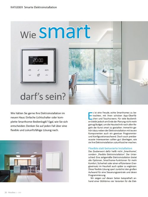 Hausbau Helden Die richtige Elektroinstallation für das Smart Home