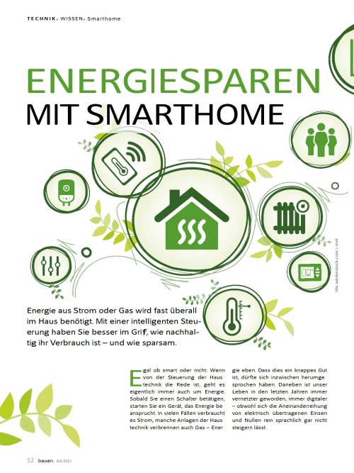 Hausbau Helden Energiesparen mit Smarthome