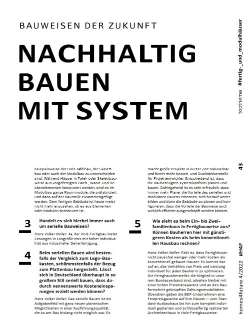 Hausbau Helden Experteninterview: Nachhaltig bauen mit System