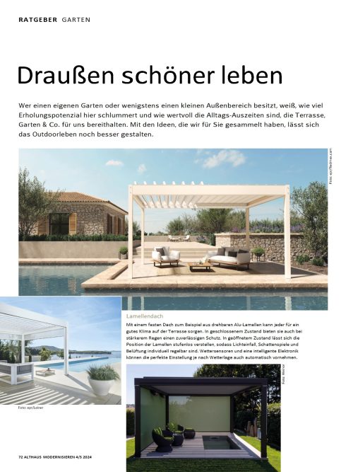 Hausbau Helden Gestaltungstipps für Garten und Terrasse