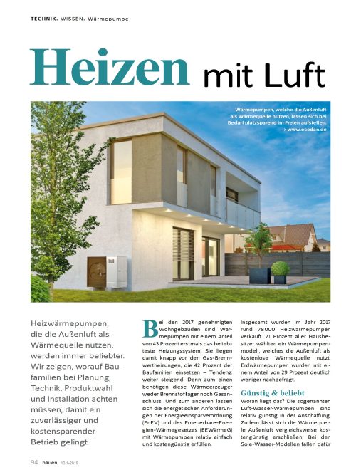 Hausbau Helden Heizen mit Luft