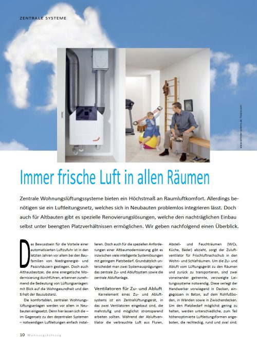 Hausbau Helden Immer frische Luft in allen Räumen