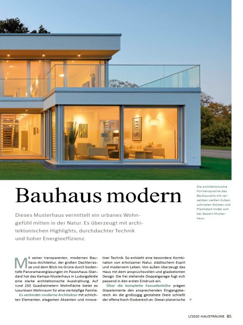 Hausbau Helden Kampa-Haus Kubos-Bauhaus