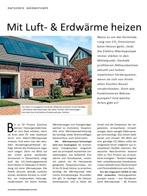 Hausbau Helden Mit Luft- & Erdwärme heizen