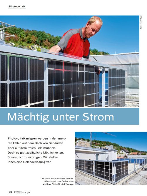 Hausbau Helden Schritt-für-Schritt: PV-Anlage am Geländer montieren