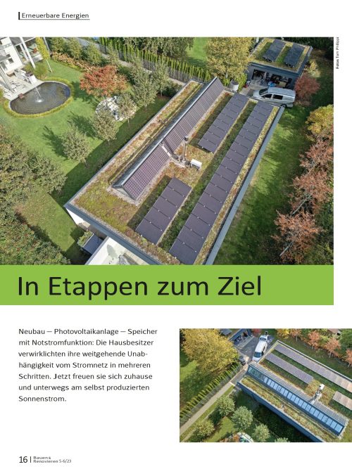 Hausbau Helden Schritt-für-Schritt: Unabhängigkeit vom eigenen Stromnetz