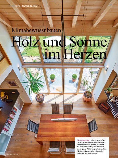 Hausbau Helden Sonnleitner-Haus Altenberg-Holzhaus