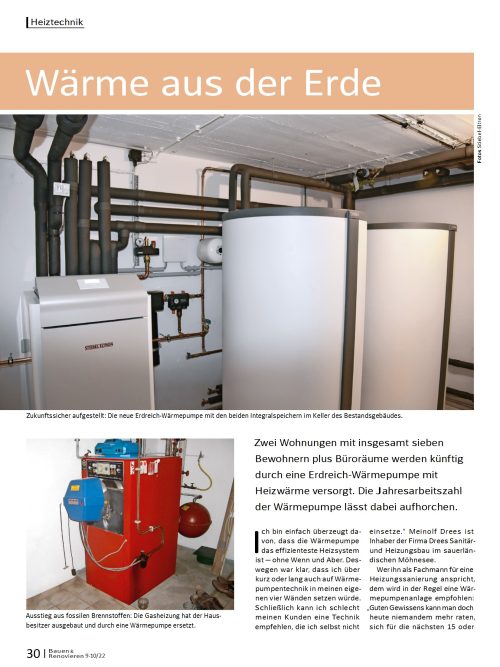 Hausbau Helden Stiebel Eltron-Wärmepumpe WPF 16-Hausreportage