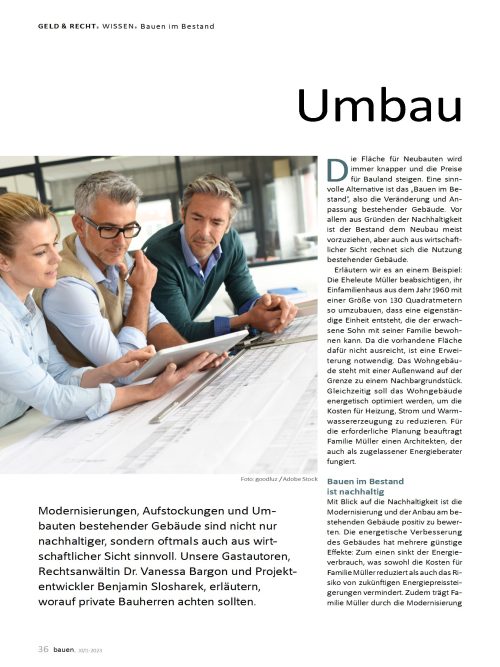 Hausbau Helden Umbau statt Neubau