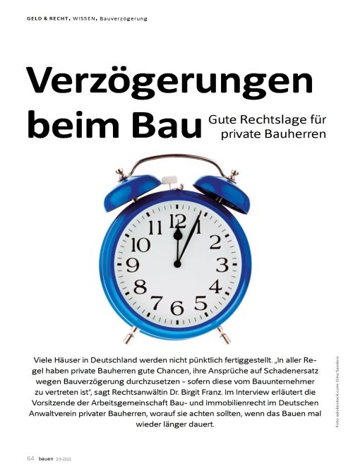 Hausbau Helden Verzögerungen beim Bau