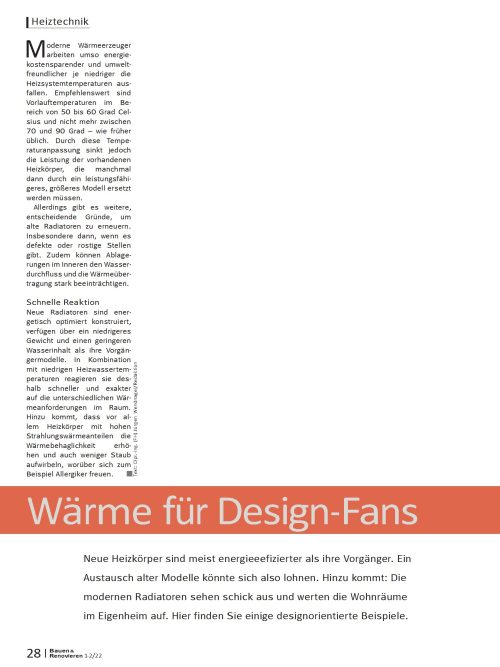 Hausbau Helden Wärme für Design-Fans: Beispiele für schicke Heizkörper