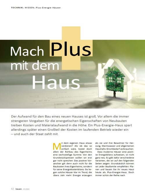 Hausbau Helden Welche Vorteile hat ein Plusenergiehaus?