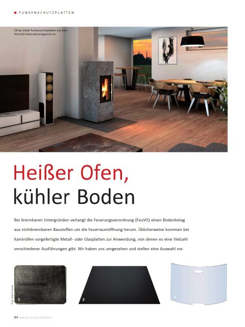 Hausbau Helden Wissenswertes über Funkenschutzplatten für den Kamin