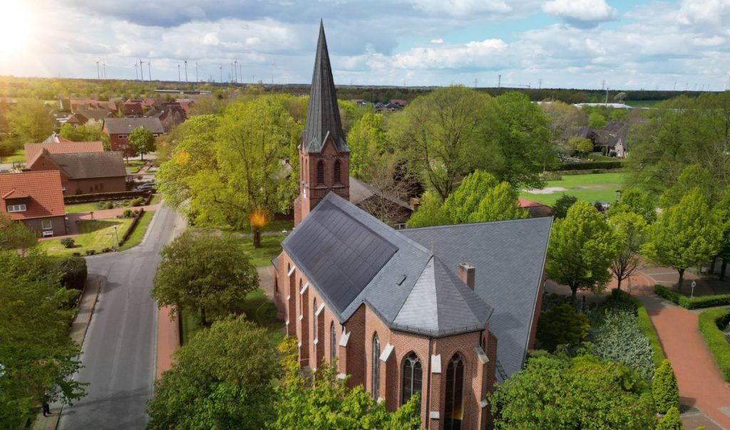 Photovoltaik Denkmalschutz Kirche Dersum