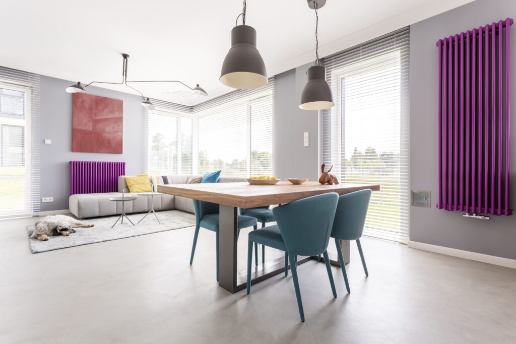 Heizung im Wohnzimmer