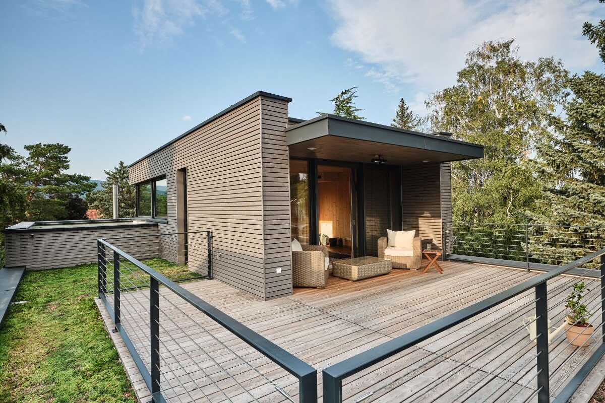 Holzius Haus Baden Dachterrasse