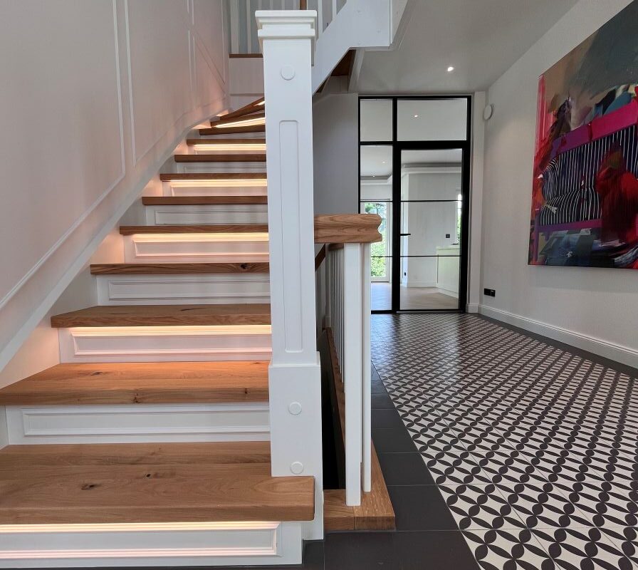 Arge Haus Stadtvilla Treppe Flur EG